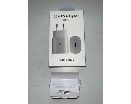 Швидка зарядка до Самсунга блок адаптер 25 W Разом з кабелем  USB Type-C -  USB Type-C 