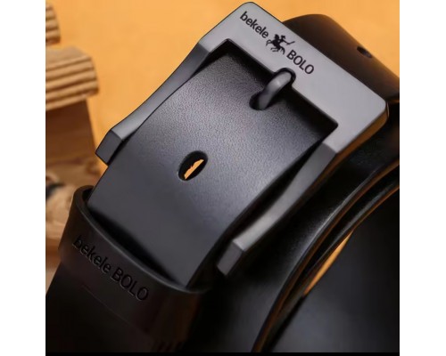 Чоловічий шкіряний ремінь, 120 см