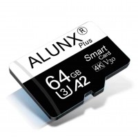 Карта пам'яті КЛАСС 10-U3 ALUNX Micro TF SD Card 64 ГБ 4К
