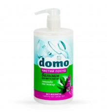 Бальзам для миття посуду DOMO "Лаванда та інжир"  Упаковка: флакон, пуш-пул 1 л