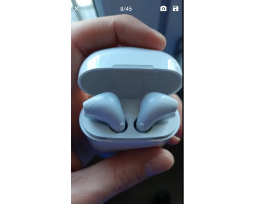 Бездротові блютуз навушники з Кейсом  i7 TWS Білі