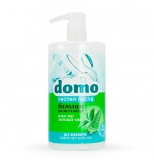 Бальзам для миття посуду DOMO "Алое та зелений чай"  Упаковка: флакон, пуш-пул 1 л