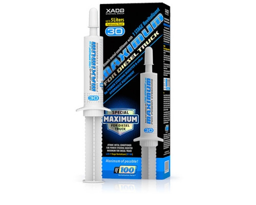 Атомарний кондиціонер металу Maximum for Diesel Truck для гідропідсилювача керма і гідравлічного устаткування Упаковка: шприц 30 мл