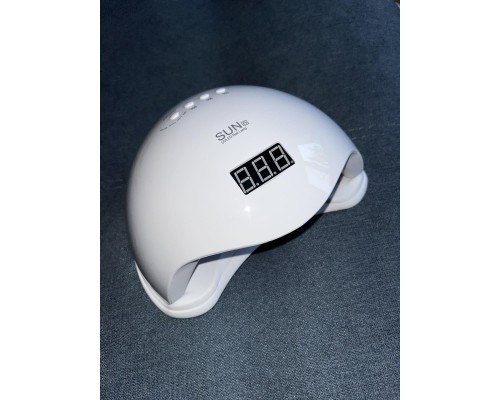 UV/LED лампа для сушіння гель лаку SUN 5PS, 48 вт, білого кольору UV/LED лампа для сушіння гель лаку SUN 5PS, 48 вт, білого кольору