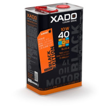 Напівсинтетична олива XADO LX AMC Black Edition 10W-40 SL/CI-4  жестяная банка 4 л