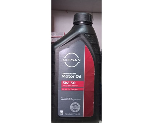 ОЛІЯ МОТОРНА NISSAN 5W-30  SP / GF-6A 1 л