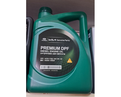 Моторна олія Hyundai Premium DPF 5W-30 6 л