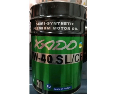 Напівсинтетична олива 10W-40 SL/CF XADO Atomic Oil Відро 20 Л Напівсинтетична олива 10W-40 SL/CF XADO Atomic Oil Відро 20 Л