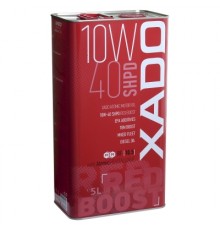 Напівсинтетична олива XADO Atomic Oil 10W-40 SHPD (SL/CI-4) RED BOOST  упаковка 5 л