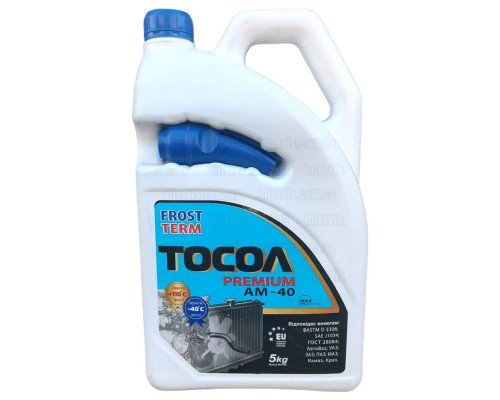 Охолоджуюча рідина Тосол АМ-40 FrostTerm Premium 5кг.