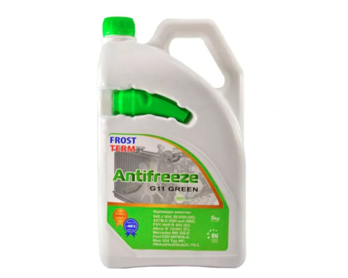 Антифриз FrostTerm G11 -40°C зелений 5л