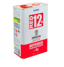 Концентрат антифризу для двигуна Antifreeze Red 12+  Упаковка: жестяна банка 4 л