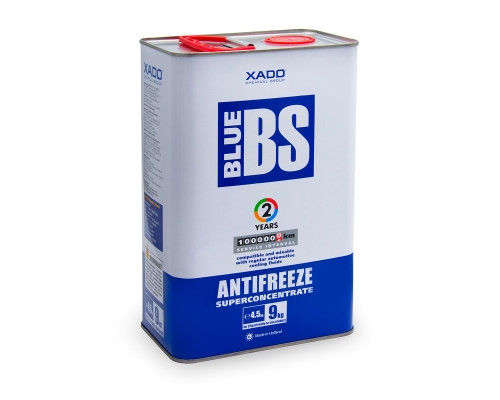 Концентрат антифризу для охолодження двигуна Antifreeze Blue BS  Упаковка: жестяна банка 4.5кг
