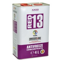 Концентрат антифризу для двигуна Antifreeze Red 13  Упаковка:  жестяна банка 4 л